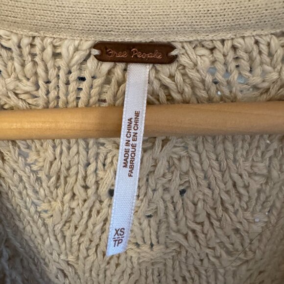 Free People Knit Cardigan, Size XS - Picture 3 of 3